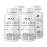 4 x SOLID Nutrition Collagen, 90 mega caps