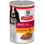 Adult Savory Chicken Canned - Wet Dog Food 370 g x 12 - Hund - Hundefôr & hundemat - Våtfôr & våtmat - Hills Science Plan