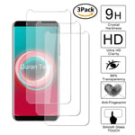 Guran® [3 Pack Tempered Glass Screen Protector Film for Ulefone Power 3 / Power 3S Smartphone Clear Anti-Scratch Shatter Proof (9H Hardness, 2.5D Edge, 0.26mm Thickness)