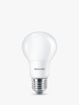 Philips 8W E27 LED Non Dimmable Classic Bulbs, Warm White, Set of 2