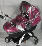 RAIN COVER TO FIT SILVER CROSS WAYFARER / PIONEER/ PURSUIT CARRYCOT PUSHCHAIR