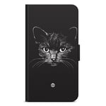 Xiaomi Redmi 9C NFC Fodral - Svart/vit katt