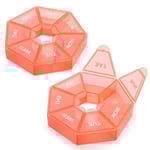Smart Dosett Medicinask Doseringsask (veckoask) Orange