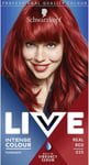 Schwarzkopf LIVE Intense Hair Colour, Permanent Red Hair Dye, Built-In Vibrancy