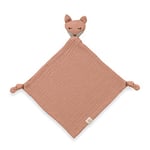 Hauck Doudou Bebe Cuddle N Play, Peluche Naissance en Mousseline, Doudou Mouchoir Éveil - pour Fille et Garçons - Lavable à 60°C - 25x25 cm - Fox Cork