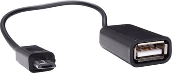 Sandberg OTG adapter MicroUSB M til USB F