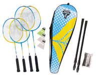 - Badmintonset för familjen, inkl. nät