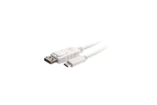 C2G 1.8m (6ft) USB C to DisplayPort Adapter Cable White Extern videoadapter - Chrontel CH7213A - USB-C