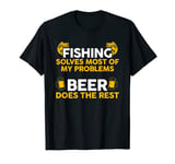 Mens Fishing And Beer The Only Things I Need Fisherman T-Shirt