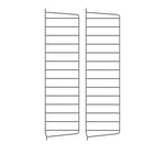 String - Väggavel 75x20cm 2-pack mörkgrå - Hyllor & Hyllsystem - Grå - Metall