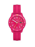 Lacoste Kids 12.12 Pink Silicone Watch, Pink