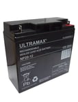 Ultramax Lawnmower Battery 12V 20Ah - (Replaces F19-12B)