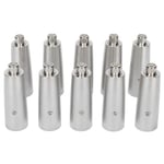 RCA till XLR-adapter Hon- till Han-kontakt Brusreducering Metall Mikrofonkoppling för Förstärkare Inspelningsutrustning