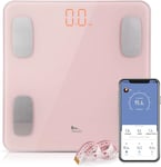 Smart Body Fat Scales, himaly Digital Weight Bathroom Scales Bluetooth Weighing