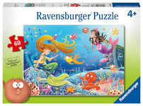 Ravensburger Mermaid Tales 60 Piece Jigsaw Puzzle for Kids Age 4 Years Up - Educational Toys & Games for Children