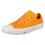 Converse Women's Chuck Taylor All Star OX 564115C Orange Rind Trainers UK 3-8