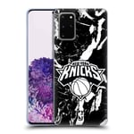 Official NBA Marble 2019/20 New York Knicks Soft Gel Case Compatible for Samsung Galaxy S20+ / S20+ 5G