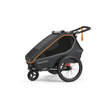 Qeridoo ® Kidgoo 2 FIDLOCK Edition sykkeltilhenger for barn orange