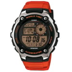 Casio Sports Gear Watch World Time Orange AE-2100W-4AVEF RRP £80.00