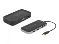 Delock - Trådløs video/lyd/USB-forlenger - HDMI, VGA, USB-C, USB 3.2 Gen 1 - opp til 10 m
