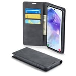 Mobique Samsung Galaxy A36 Slimmat fodral med kortfack, Svart