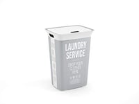 Kis Chic Laundry Basket - 60 Litre Decorated Laundry Basket - 44X35X61H Home Service