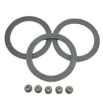 Kenwood Chef Liquidiser Rubber Base Seal 3 Pack KW650544 & 5 Rubber Feet.