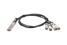 DIGITUS QSFP+ 40G 4XSFP+ 5 m DAC-kabel, 1m, svart