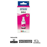 Genuine Epson 664 Magenta Ink Bottle For ET-2500 ET-2550