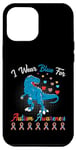 Coque pour iPhone 12 Pro Max I Blue pour le mois de sensibilisation à l'autisme (hommes, femmes, enfants)