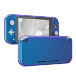 eXtremeRate Chameleon Purple Blue Glossy DIY Replacement Shell for Nintendo Switch Lite, NSL Handheld Controller Housing w/Screen Protector, Custom Case Cover for Nintendo Switch Lite