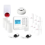 Kit Alarme Maison connectée sans Fil WiFi Box Internet et GSM Futura Blanche Smart Life- Lifebox - KIT Animal 6