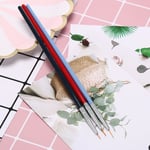 3pcs Ultra-thin Line Nail Art Liner Brush Drawing Painting Pen M Onesize