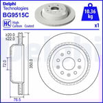 Bromsskiva Delphi - Jeep - Wrangler, Gladiator