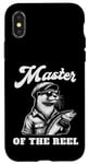 iPhone X/XS Cool Fisherman Otter Loves Fishing Fish, Master of the Reel Case
