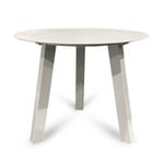 SparMax Jamaica rundt kaffebord 55 cm i hvit aluminium