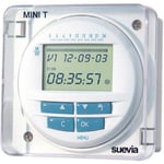 Suevia - Practic Log Programmateur horaire pour montage encastré numérique 230 v/ac 3680 w - blanc
