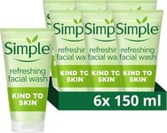Simple Kind to Skin Refreshing Facial Wash Soap-Free UK’s #1 facial skin... 