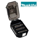 Makita Screwdriver 21pc Bit Set in LXT Battery Shaped Case bits fit dewalt bosch