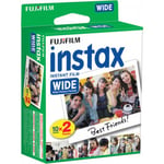 Fujifilm Instax Wide twin pack -filmpaket, 20 bilder