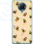Xiaomi Poco F2 Pro Transparent Mobilskal Humlor