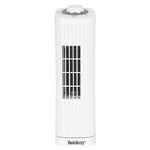 Beldray EH3482 14" Mini Tower Fan - Oscillating Cooling Fan, Circulates Cool Air, 3 Speeds, Portable Electric Cooler With Carry Handle, Sturdy Base, For Desks, Tabletops, Home Office, Bedrooms, 20W