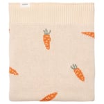 koeka Barnfilt I carrot a lot milky 100 x 140 cm