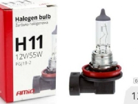 AMiO H11 halogenlampa 12V 55W UV-filter (E4)