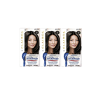 3 x CLAIROL HAIR ROOT TOUCH UP PERMANENT DYE #2 BLACK