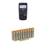 Casio FX-83GTPLUS Scientific Calculator with Amazon Basics Batteries