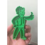 MakeIT Fallout 4 Vault Boy Cookie Cutter Multifärg Xl