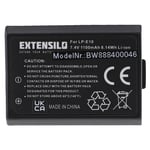 EXTENSILO Batterie remplacement pour Canon LP-E10 pour appareil photo, reflex numérique (1100mAh, 7,4V, Li-ion)