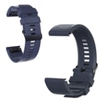 Garmin Fenix 6X / 6X Pro / Fenix 5X / Fenix 5X Plus silicone watch band - Dark Blue