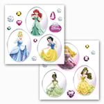 Sticker Fenêtre, 31cm x 31cm, Princesse